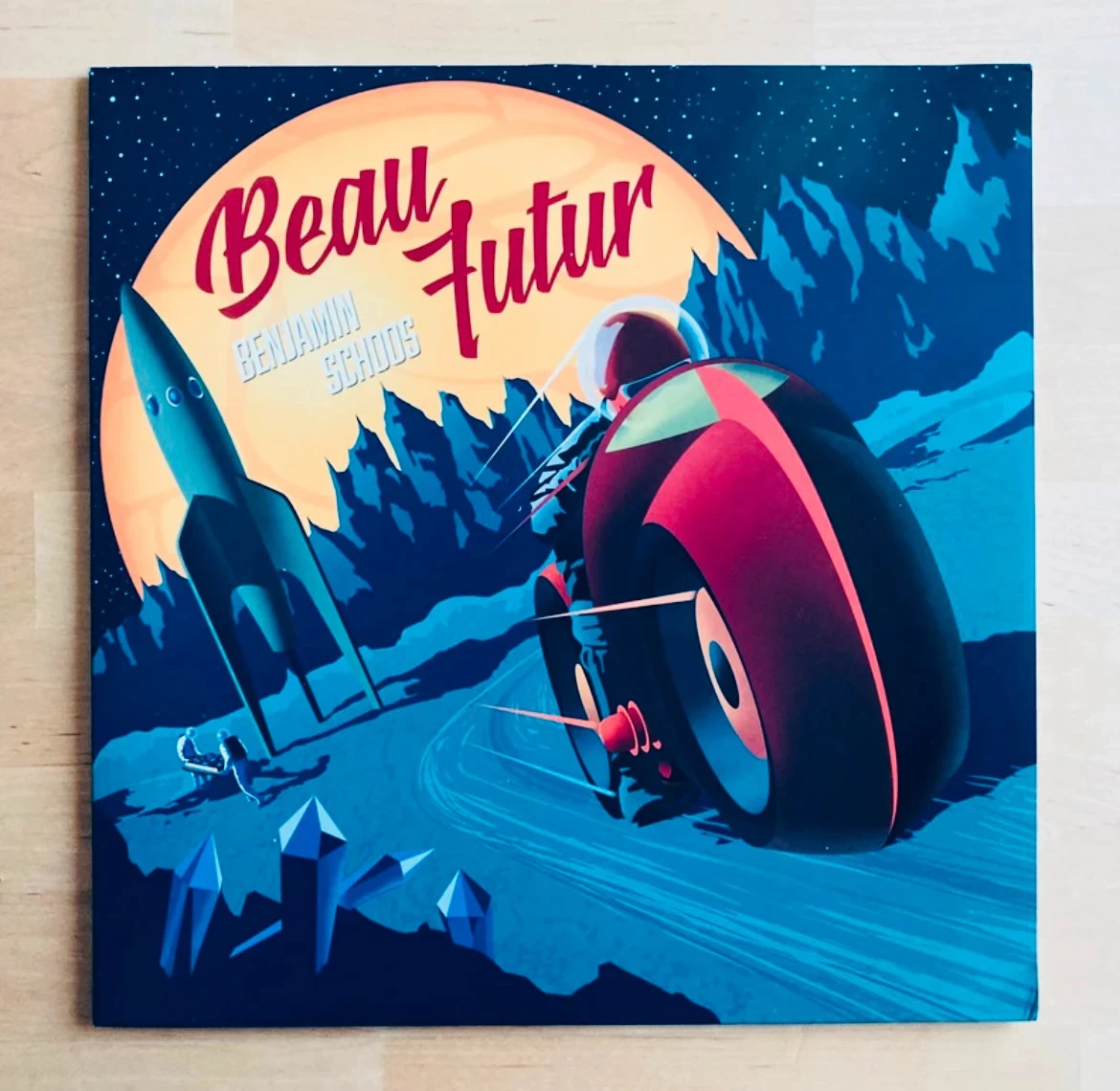 Disque vinyle 33t Benjamin Schoos Beau Futur.